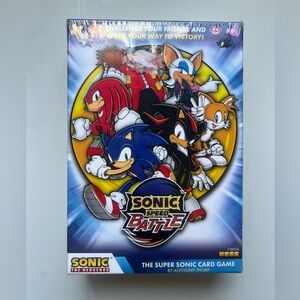 KESS Sonic Speed Battle Card Game; Three Separate Card Games.